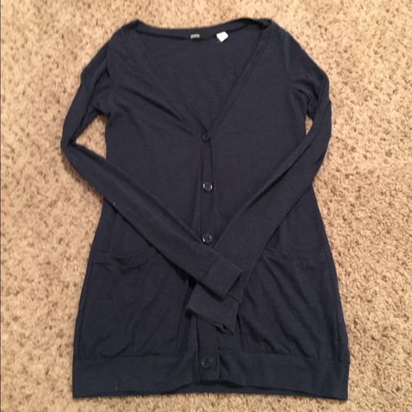 Navy blue long UO sweater