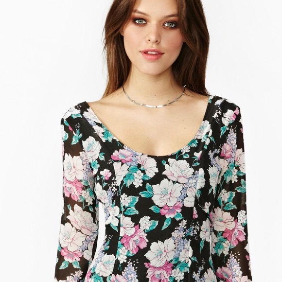 Nasty Gal Floral Dress - Picture 4 of 4