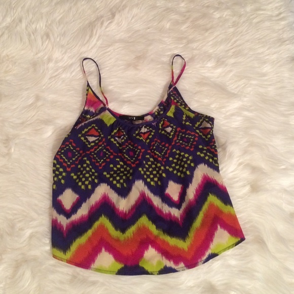 Forever 21 flowy multi-color spaghetti strap