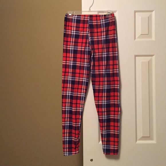 Tartan plaid leggings