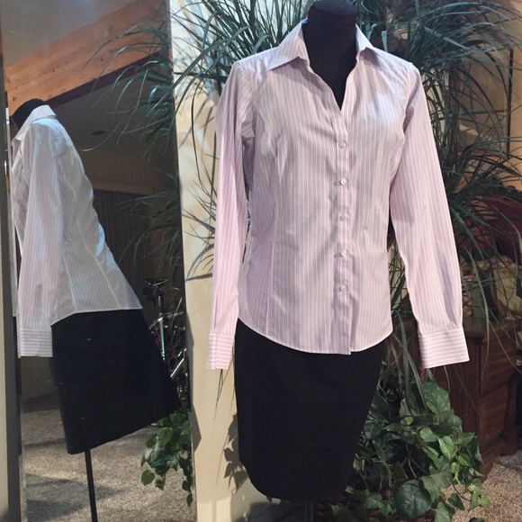 Brooks Brothers striped shirt.