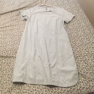 Chambray Shift Dress