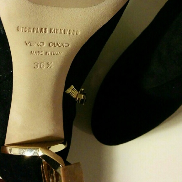 Nicolas Kirkwood Lunette suede bootie/Brand NEW - Picture 3 of 4