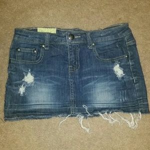 Cute Jean mini skirt