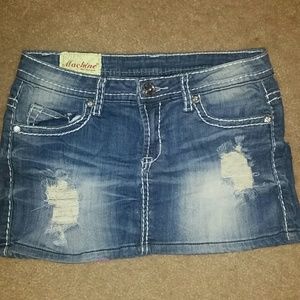 Cute Jean mini skirt
