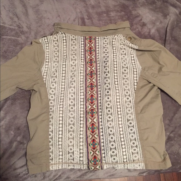 Laced back jacket from Wet Seal