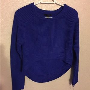 F21 cropped knitted sweater