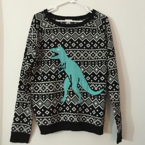 dinosaur sweater