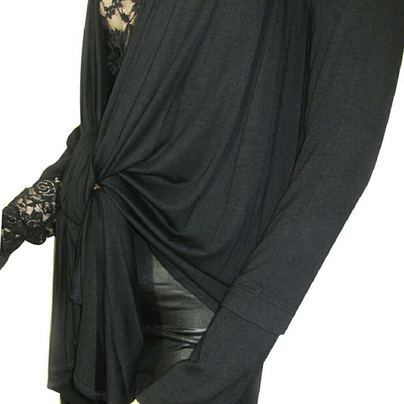 NWT, Wrap Shawl Laser Cut Back, Size S - Picture 4 of 4