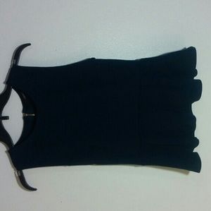 Classy Dark Navy Blue Tank Top