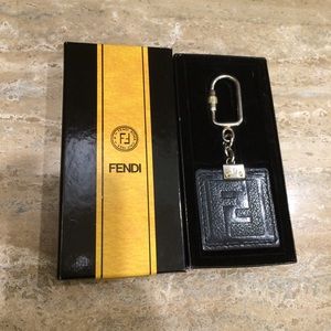 SOLD Fendi Collectors Italian leather keyring!