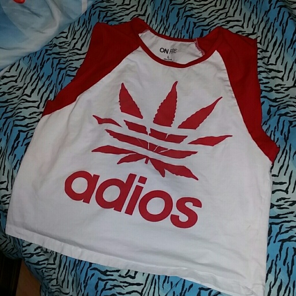 "Adios" Crop Top