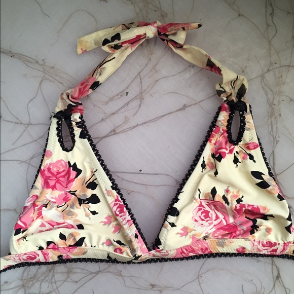 Betsey Johnson Vintage Rose Bikini SET