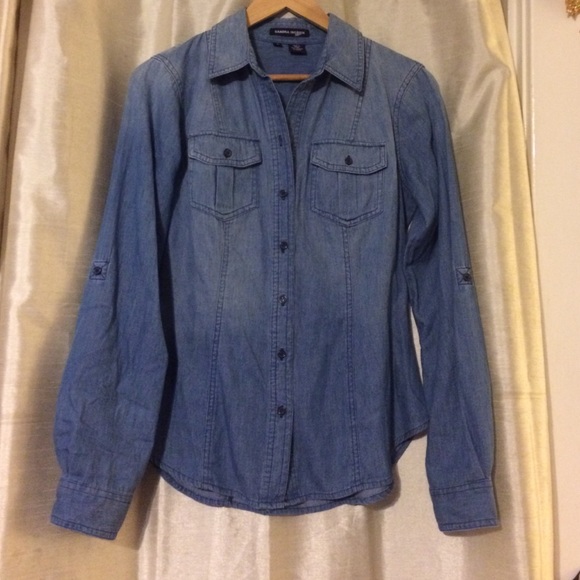 Cutest Ombré denim shirt
