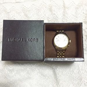 Michael Kors Gold Watch and Original Box