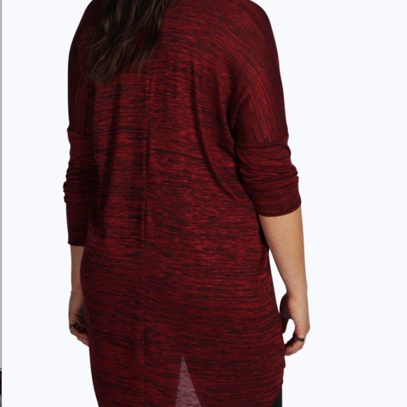 💙Fabulous Cross Drape Hi-Low Light Sweater💙 - Picture 2 of 4