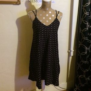 Cutest purple and black strappy night gown