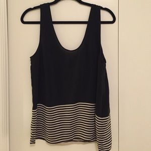 Joie // Striped Silk Tank