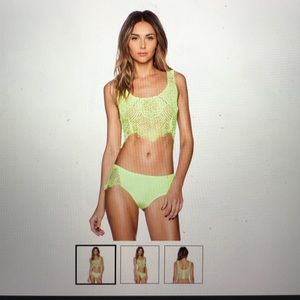 For love and lemons sprig fling underwire crop bra