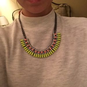 Statement necklace.