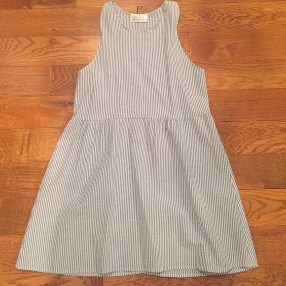 Brandy Melville light blue&white striped dress