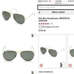 Ray-ban sunglasses aviator