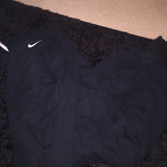 all black Nike sweats