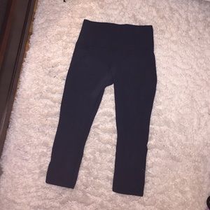 High waist cotton winder under crop