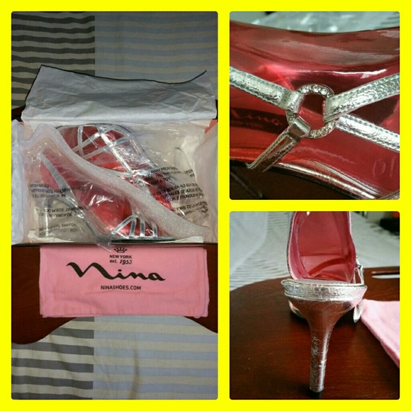 Nina silver Stilletos - Picture 3 of 4