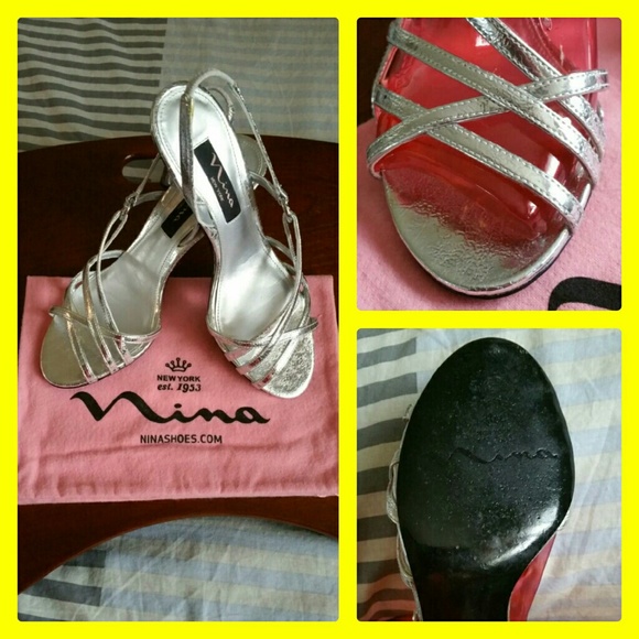 Nina silver Stilletos - Picture 4 of 4