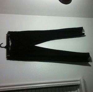 Black slack pants