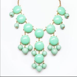 Mint statement necklace