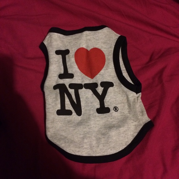 I heart NY dog tank.