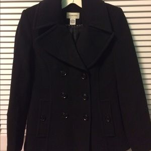 St. John's Bay Black Peacoat