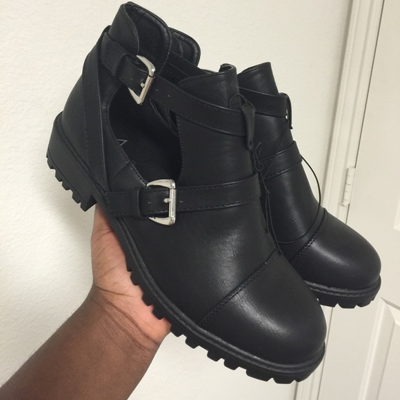 Brand new cutout booties