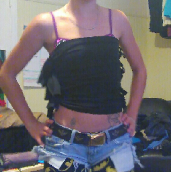 Custom made strapless top