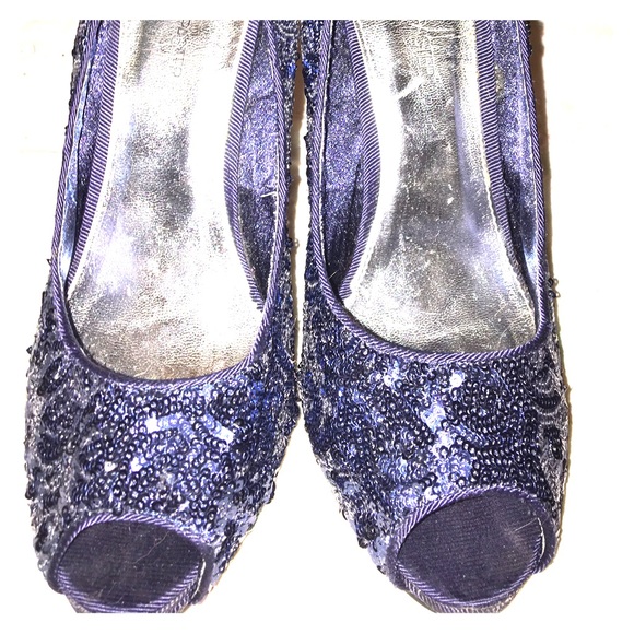 Sequin Heels
