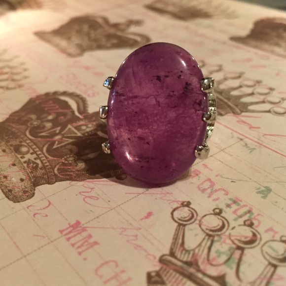 Large Amethyst Ring