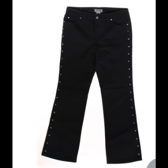 💯% AUTHENTIC MICHAEL KORS BLACK TRENDY JEANS - Picture 1 of 1