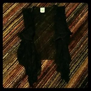 Black Lace Vest