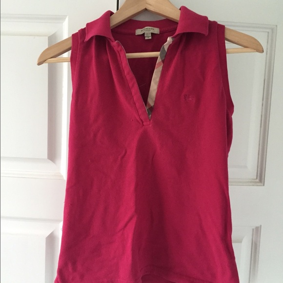 Burberry sleeveless polo