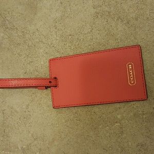Coach luggage tag