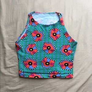 AA Art Deco crop top
