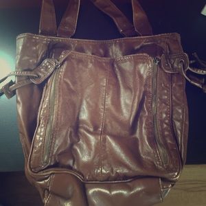 Brown hobo bag