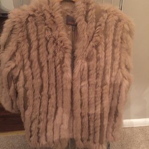 Heartloom Rosa Rabbit Fur Jacket -NWT