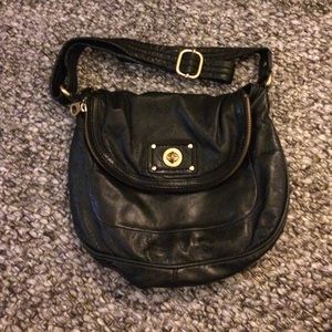 MARC BY MARC JACOBS black leather shoulder bag