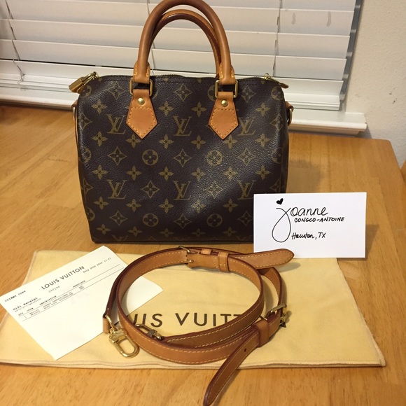 Sold!Pre-loved Louis Vuitton Speedy 25 Bando