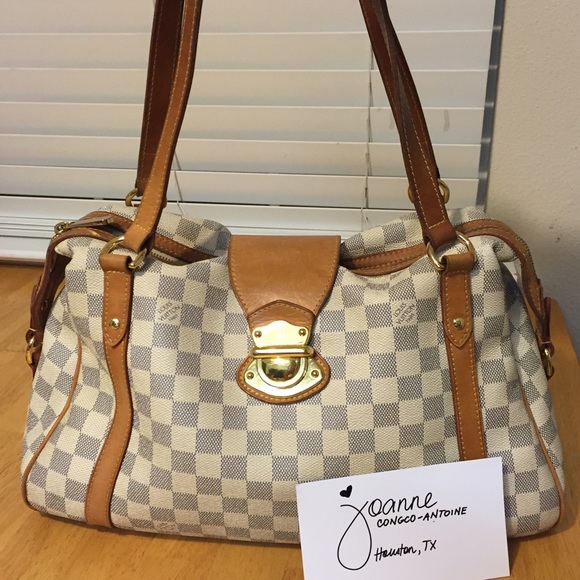 SOLD!! pre-loved Louis Vuitton stresa GM Azur