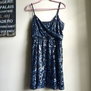 Express Sequin Lace Dress
