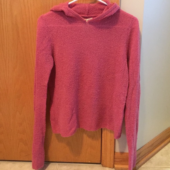 Free People hooded sweater Large
